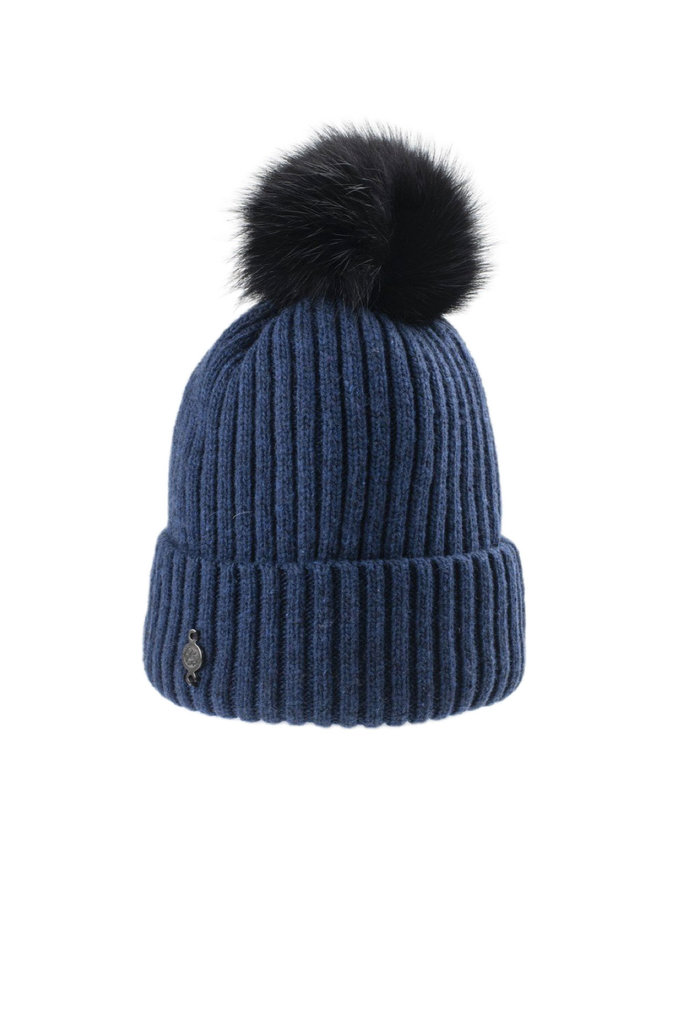 Canadian Hat Canadian Hat Classic Beanie with Fur Pom Pom