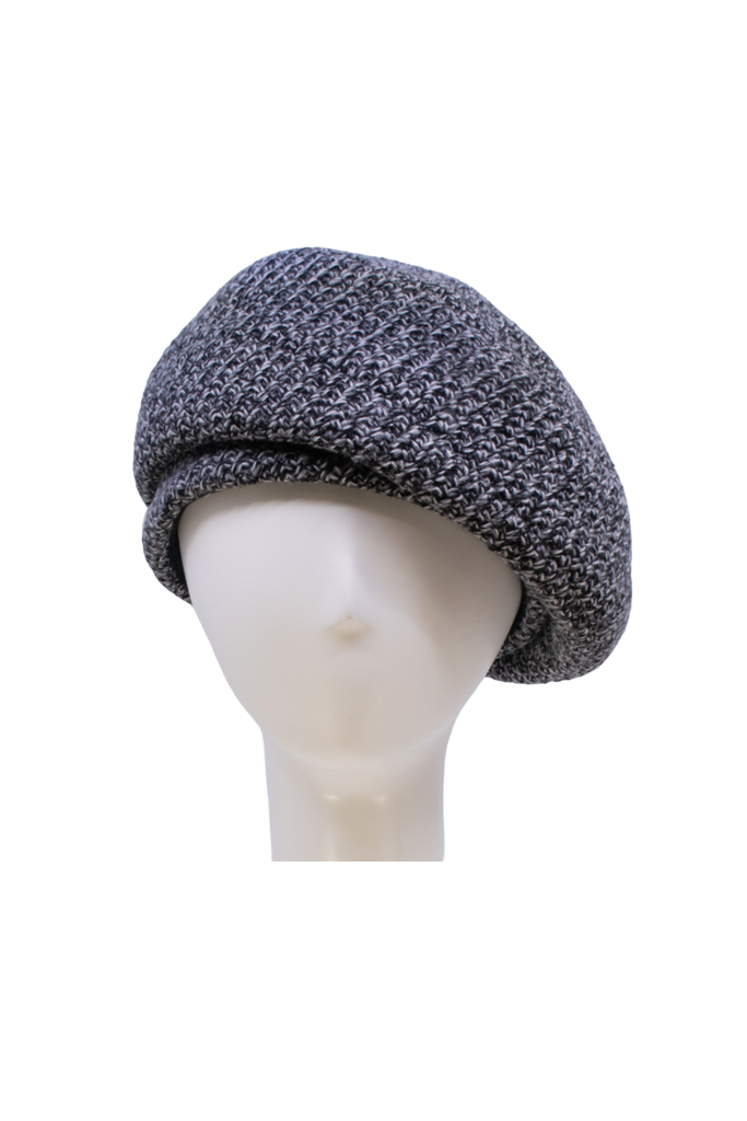 Lillie and Cohoe Lillie and Cohoe Black & Grey Coco Beret